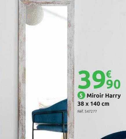 miroir harry 38 x 140 cm
