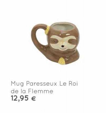 mug paresseux le roi de la flemme