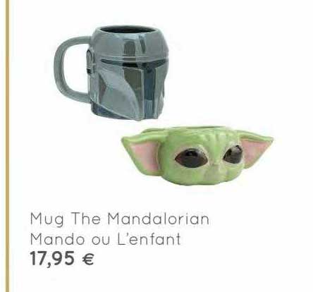 mug the mandalorian mando ou l'enfant