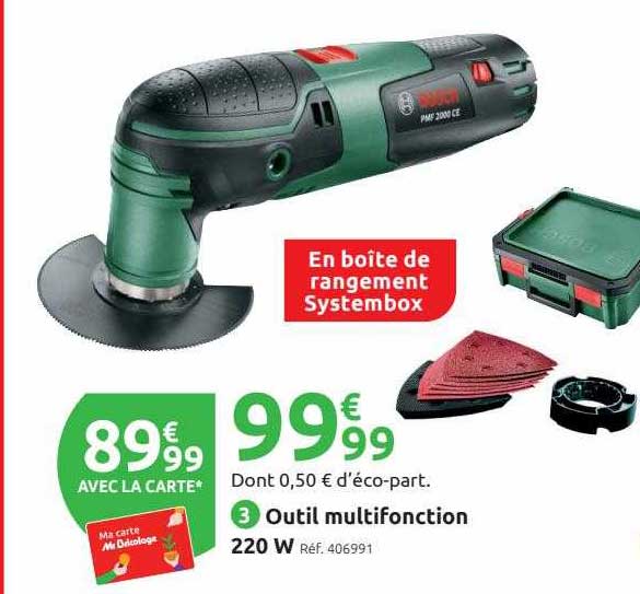 Outil Multifonction 220 W Bosch