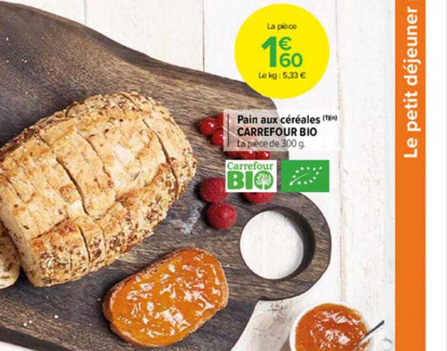 Pain Aux Céréales Carrefour Bio