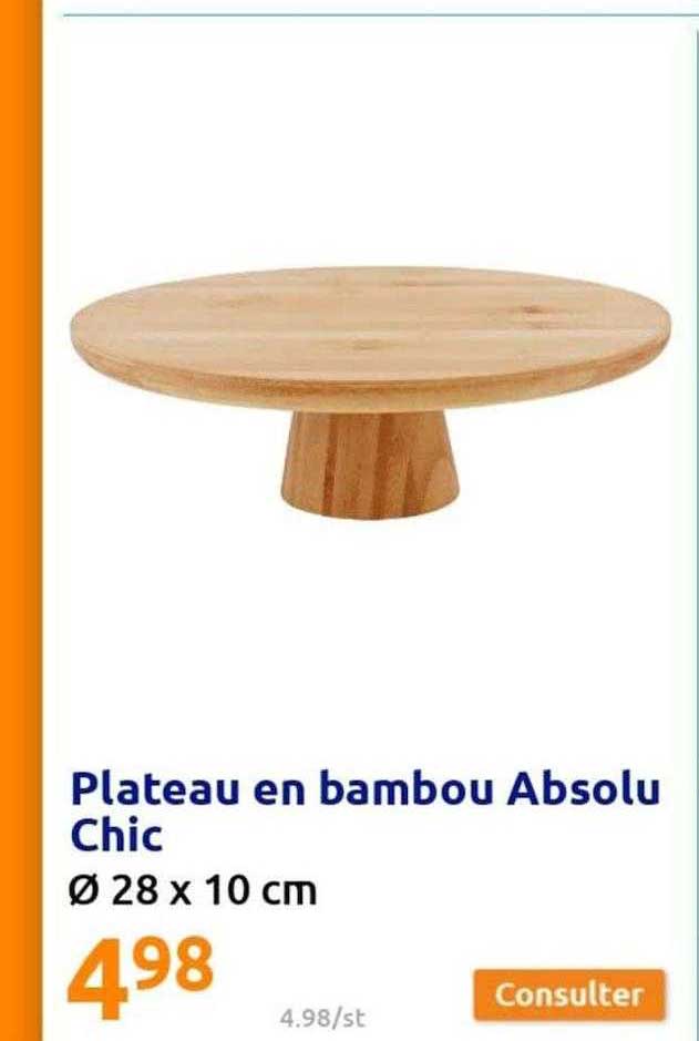 Plateau En Bambou Absolu Chic
