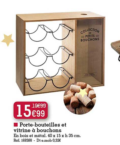 Porte-bouteilles Et Vitrine à Bouchons
