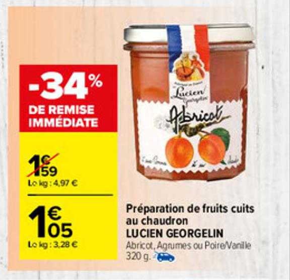 préparation de fruits cuits au chaudron lucien georgelin