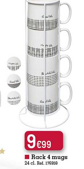 rack 4 mugs