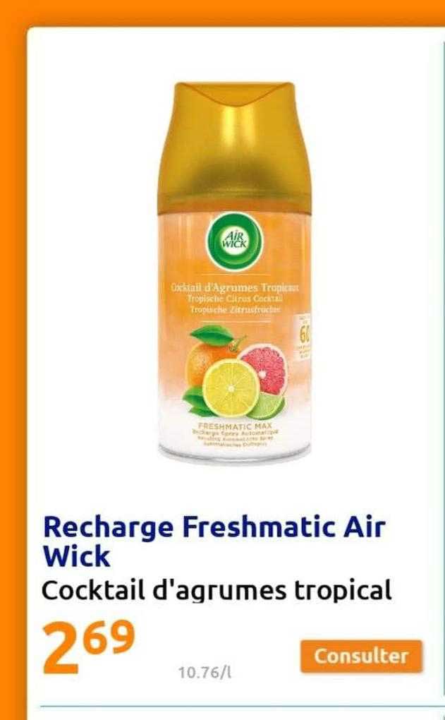 recharge freshmatic air wick