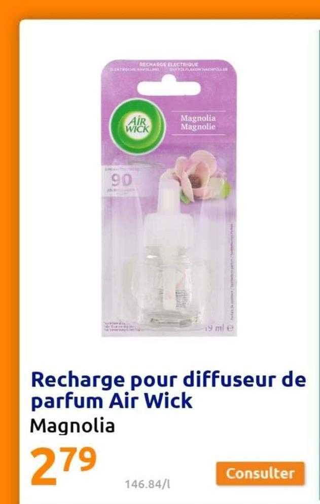 recharge pour diffuseur de parfum air wick