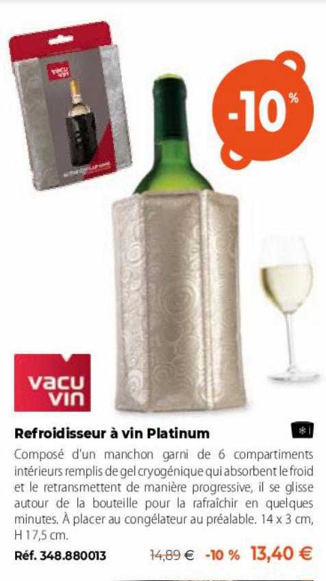 refroidisseur à vin platinum