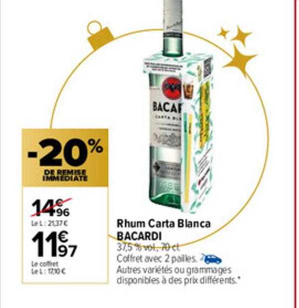 rhum carta blanca bacardi