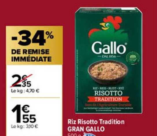 Riz Risotto Tradition Gran Gallo