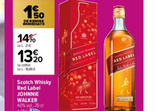 scotch whisky red label johnnie walker