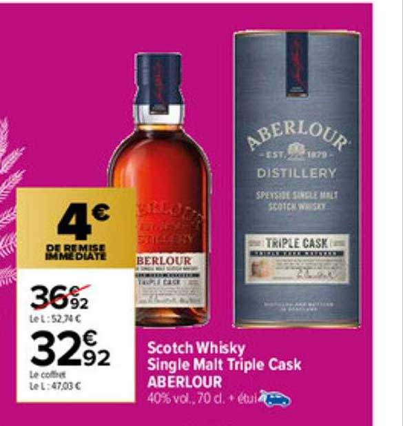 scotch whisky single malt triple cask aberlour