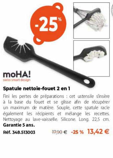 Spature Nettoie-fouet 2 En 1 MoHA!