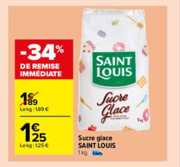 sucre glace saint louis