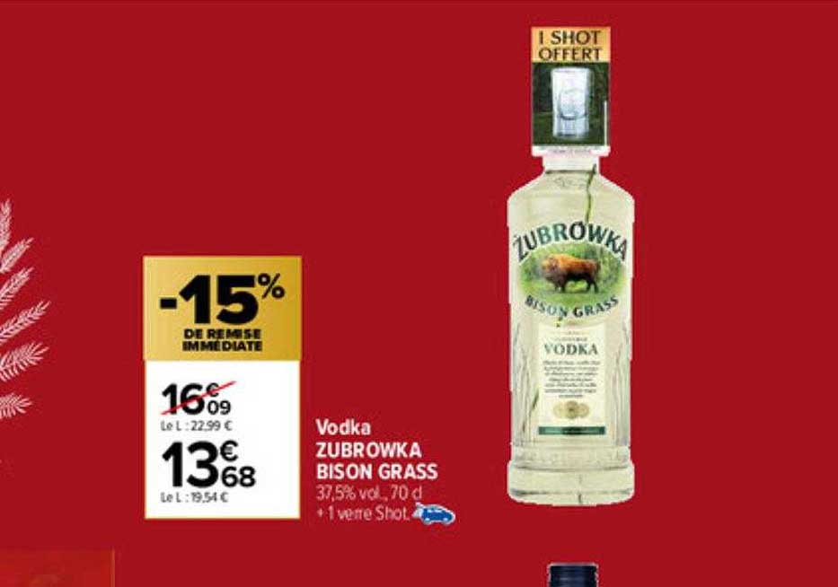 vodka zubrowka bison grass