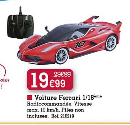voiture ferrari 1-18ème