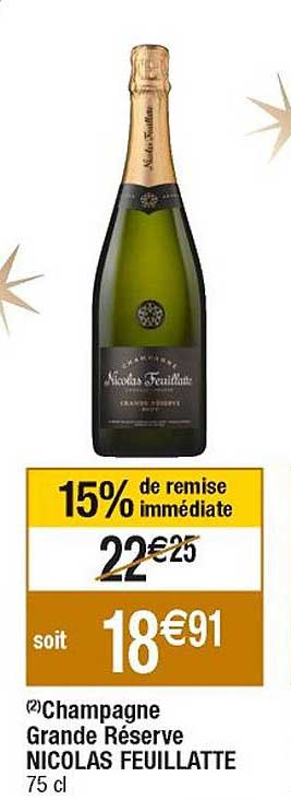 champagne grande réserve nicolas feuillatte