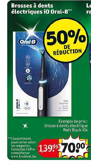 brosses à dents électriques i0 oral-b