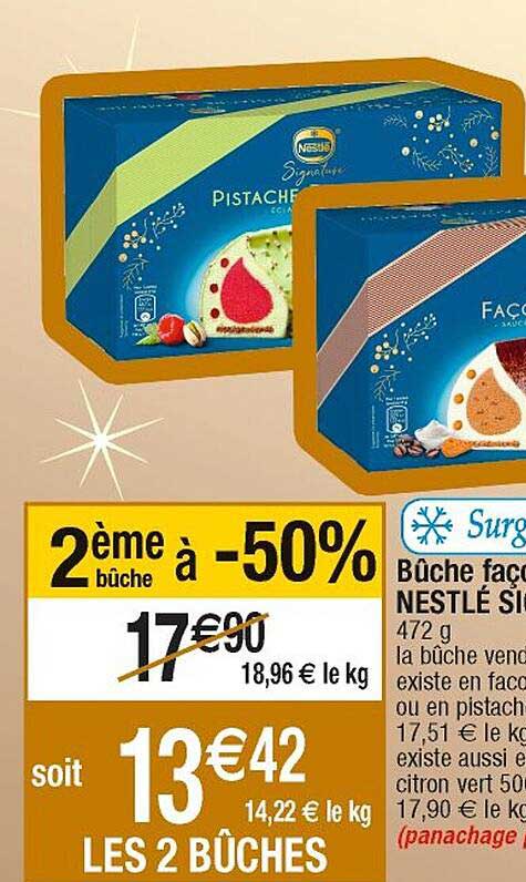 bûche façon nestlé