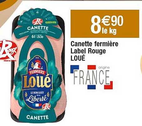Canette Fermière Label Rouge Loué