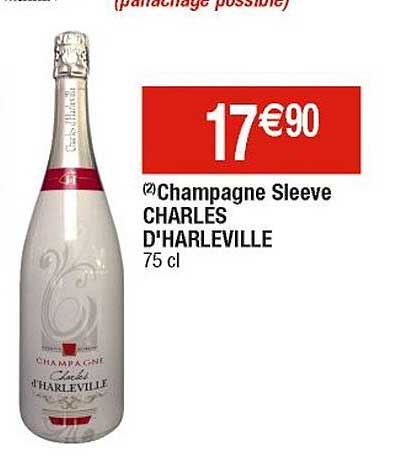 champagne sleeve charles d'harleville