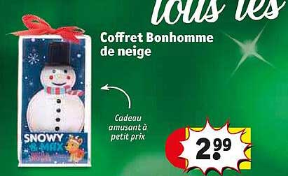 coffret bonhomme de neige