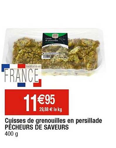 Cuisses De Grenouilles En Persillade Pêcheurs De Saveurs