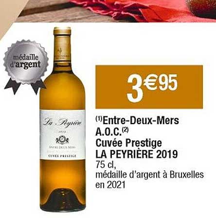 entre-deux-mers a.o.c. cuvée prestige la peyrière 2019