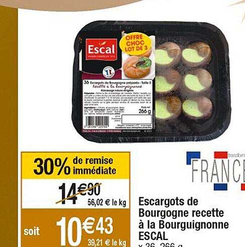 escargots de bourgogne recette à la bourguignonne escal