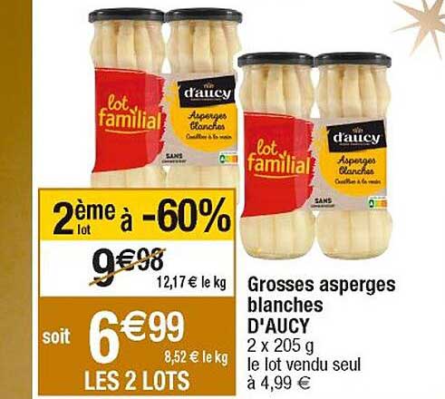 Grosses Asperges Blanches D'aucy