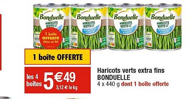 Haricots Verts Extra Fins Bonduelle