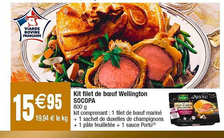 Kit Filet De Bœuf Wellington Socopa