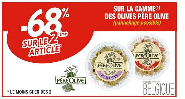 la gamme des olives père olive