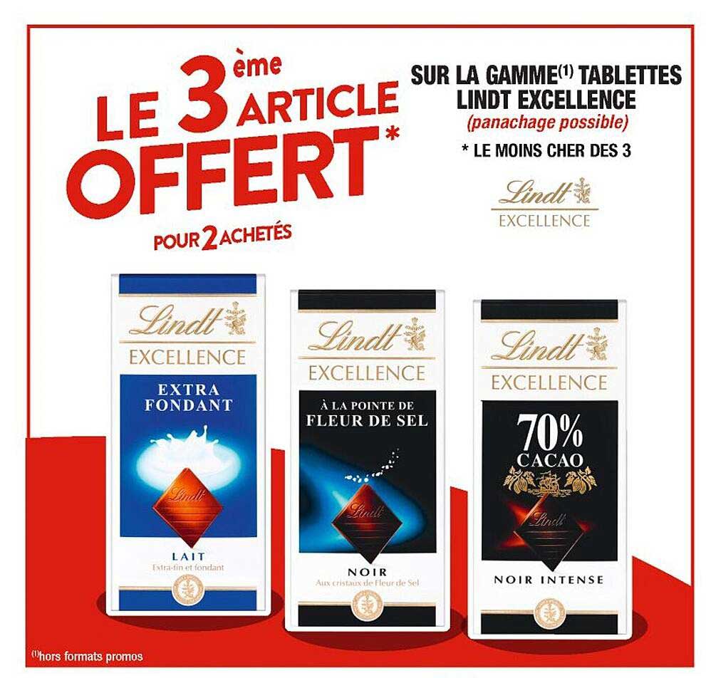 La Gamme Tablettes Lindt Excellence