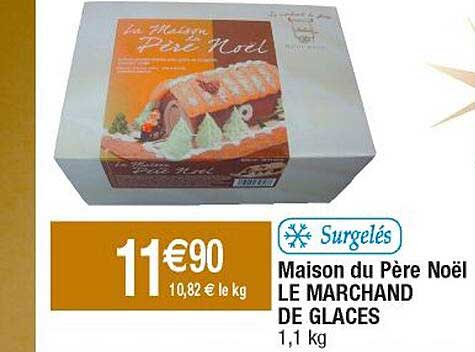 maison du père noël le marchand de glaces
