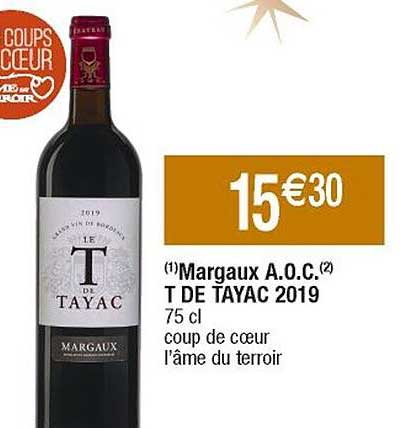 margaux a.o.c. t de tayac 2019