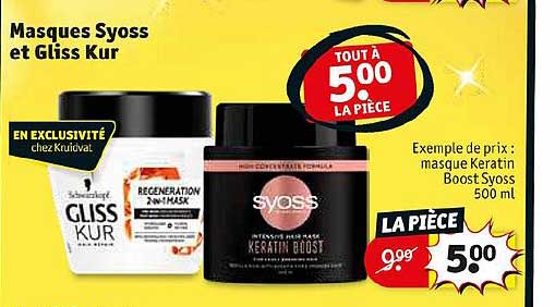 Masques Syoss Et Gliss Kur
