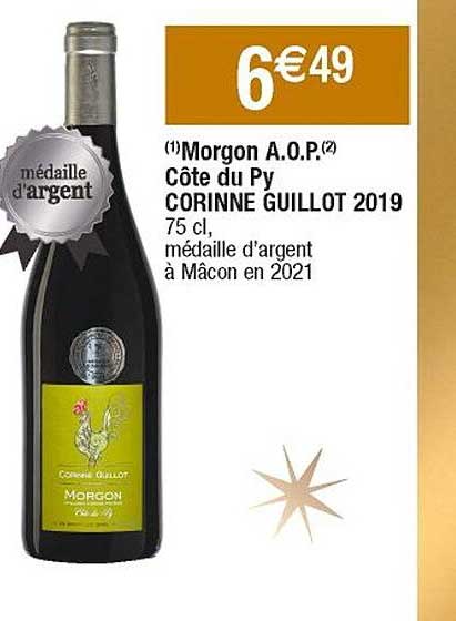 morgon a.o.p. côte du py corinne guillot 2019