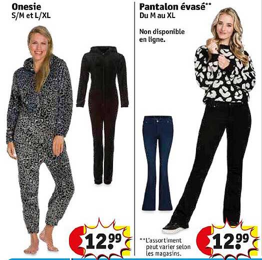 onesie, pantalon évasé