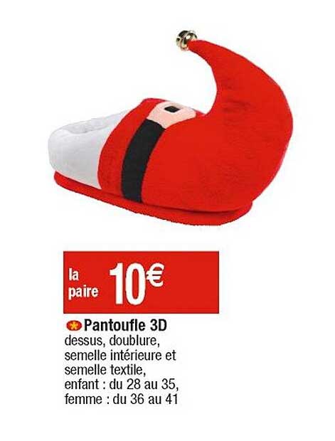 pantoufle 3d