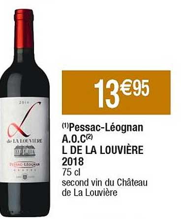 pessac-léognan a.o.c. l de la louvière 2018
