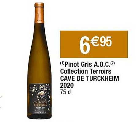 pinot gris a.o.c. collection terroirs cave de turckheim 2020