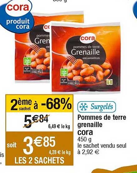 Pommes De Terre Grenaille Cora