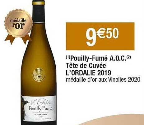 pouilly-fumé a.o.c. tête de cuvée l'ordalie 2019