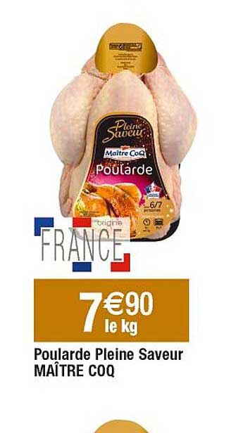 poularde pleine saveur maître coq
