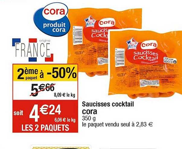 Saucisses Cocktail Cora