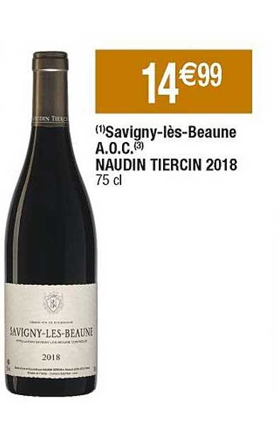 savigny-lès-beaune a.o.c. naudin tiercin 2018