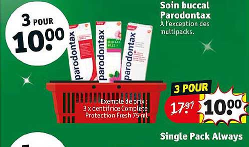 soin buccal parodontax