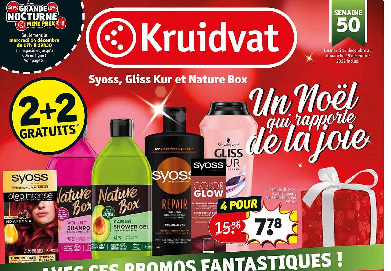 syoss, gliss kur et nature box