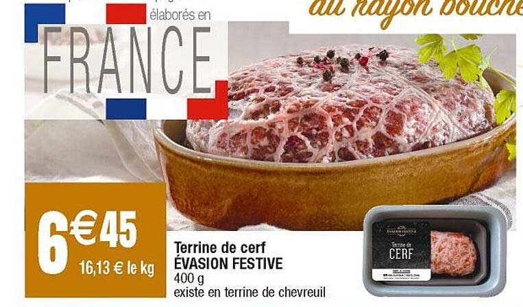 terrine de cerf évasion festive